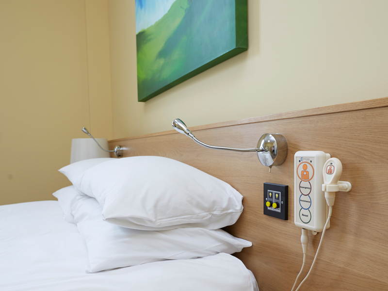 An internal view of the Tedworth Care Home which uses a Courtney Thorne Nurse Call System