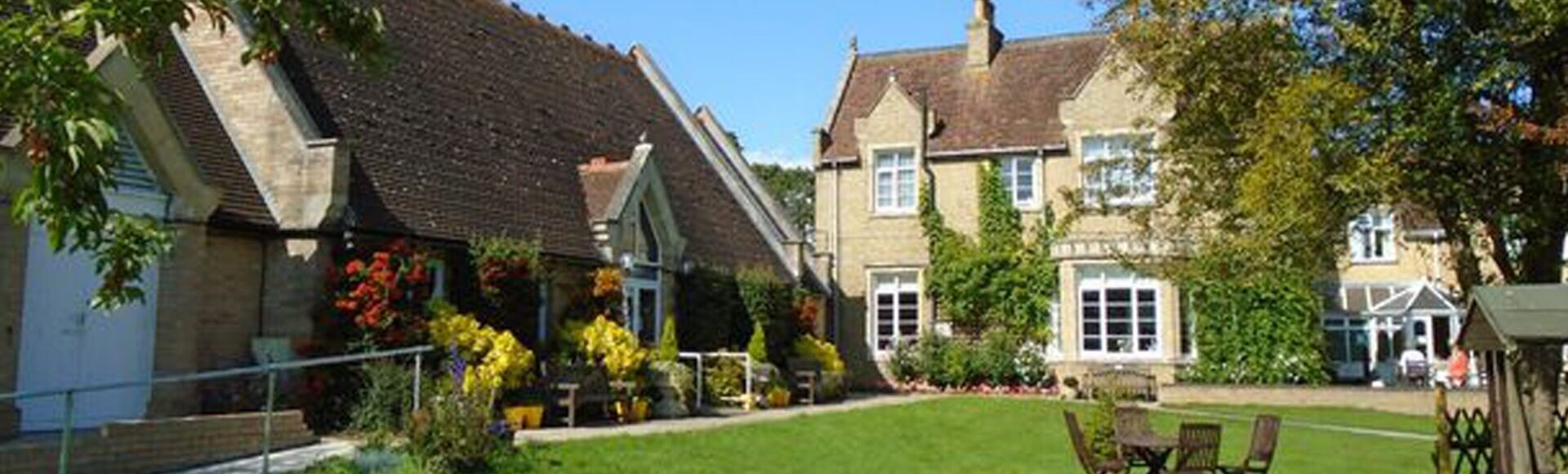An external view of the Sue Ryder Care Home which uses a Courtney Thorne Nurse Call System